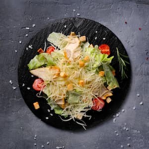 Фото Цезарь с курицей